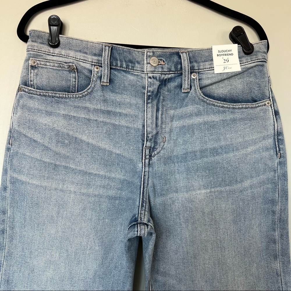 J.Crew Slouchy Boyfriend Denim Jeans in Norwich Wash Size 29 Regular - Picture 6 of 15